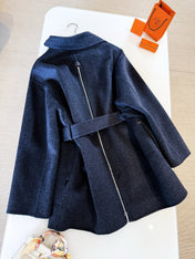 HERMES 25S MID-LENGTH KNIT COAT 266