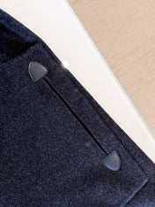 HERMES 25S LONG STAND-COLLAR CASHMERE COAT 257