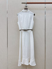 HERMES 26S SLEEVELESS DRESS 767
