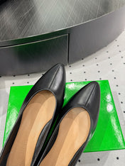 BOTTEGA VENETA 26S BALLET FLATS IN BLACK CALFSKIN