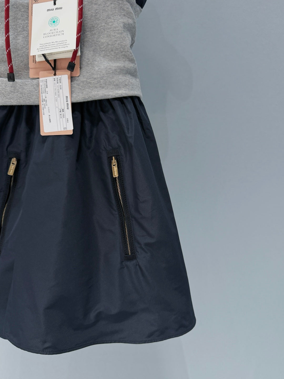 MIUMIU 26S SLEEVELESS HOODED DRESS 904