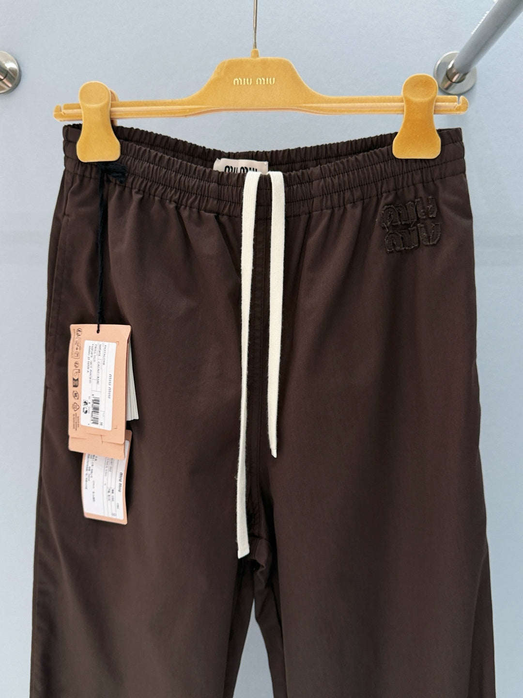MIUMIU 26S ELASTIC WAIST PANTS 902