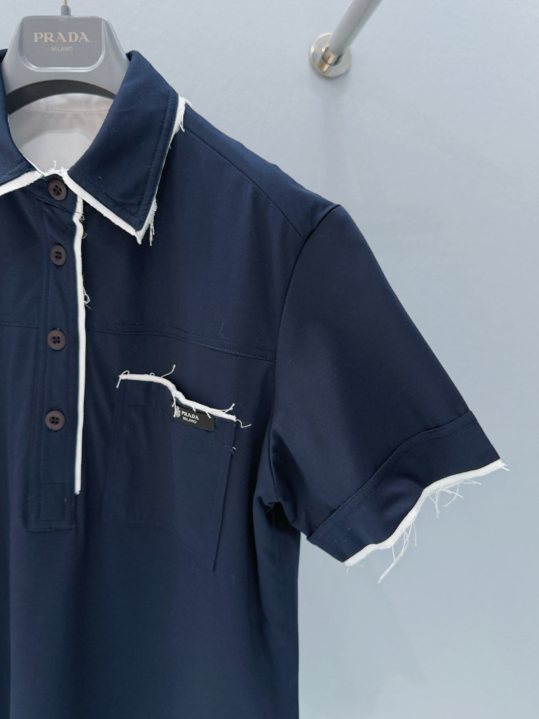 PRADA 26S SHORT SLEEVED POLO SHIRT 809