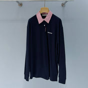 MIUMIU 26S LONG SLEEVE POLO SHIRT 896