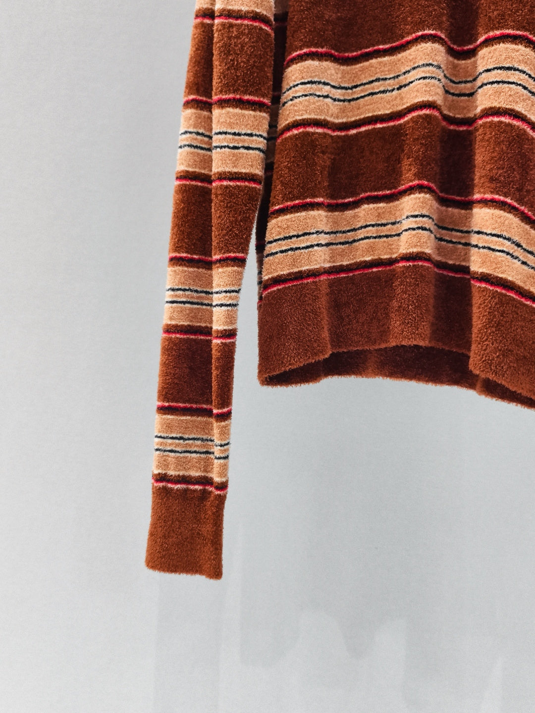MIUMIU 26S STRIPED PULLOVER SWEATER 880