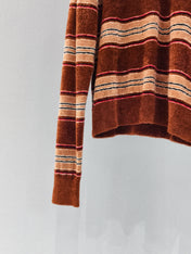 MIUMIU 26S STRIPED PULLOVER SWEATER 880
