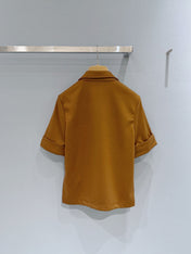 MIUMIU 26S SHORT-SLEEVE POLO T-SHIRT STYLE 1102