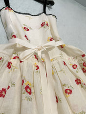 PRADA 26S FLORAL SPAGHETTI STRAP DRESS STYLE 992