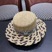 CHANEL 26S BOATER STRAW HAT 337946