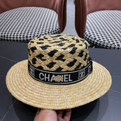 CHANEL 26S BOATER STRAW HAT 337947