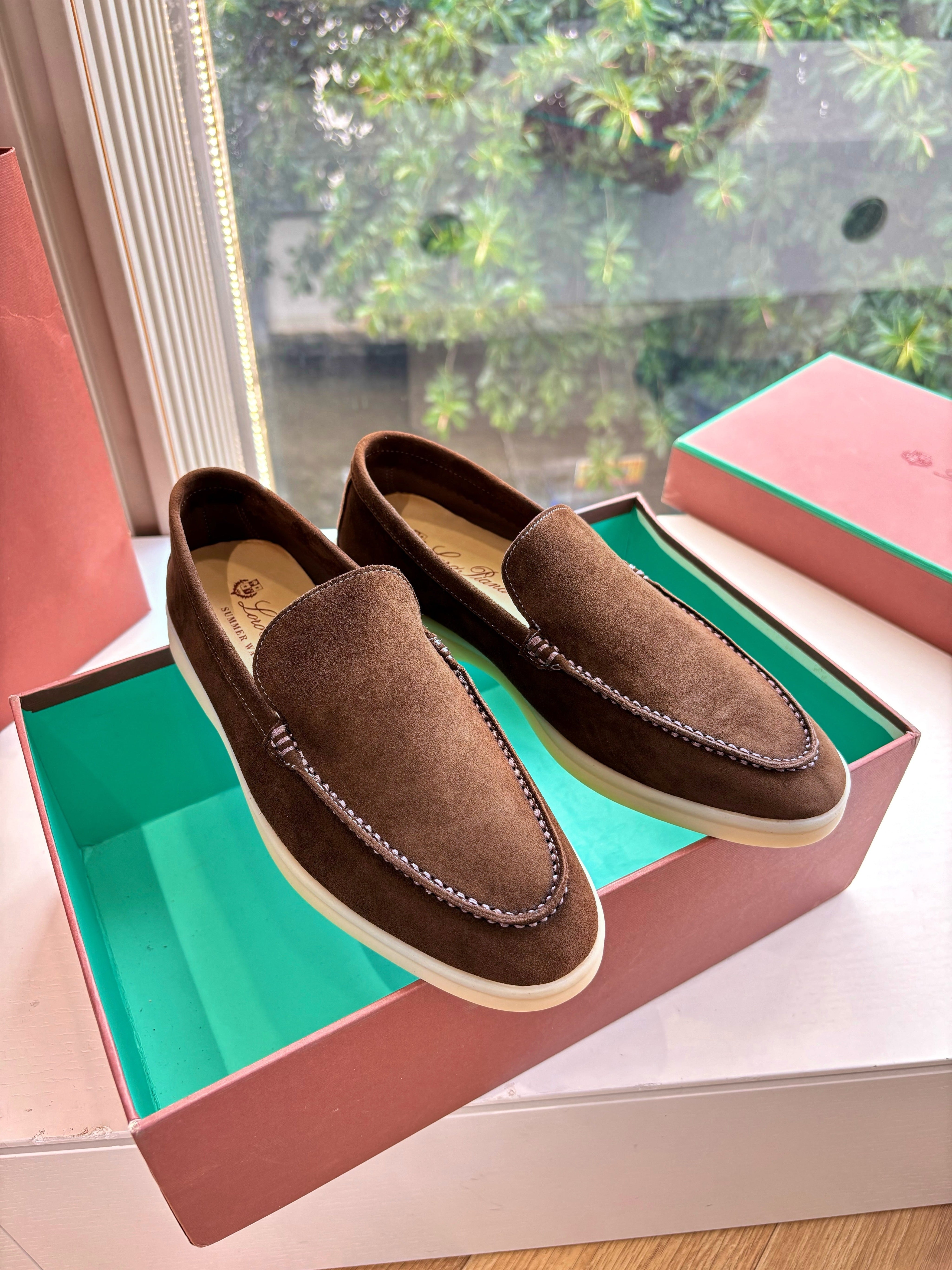LP LOAFERS 25S IN BROWN CASHMERE