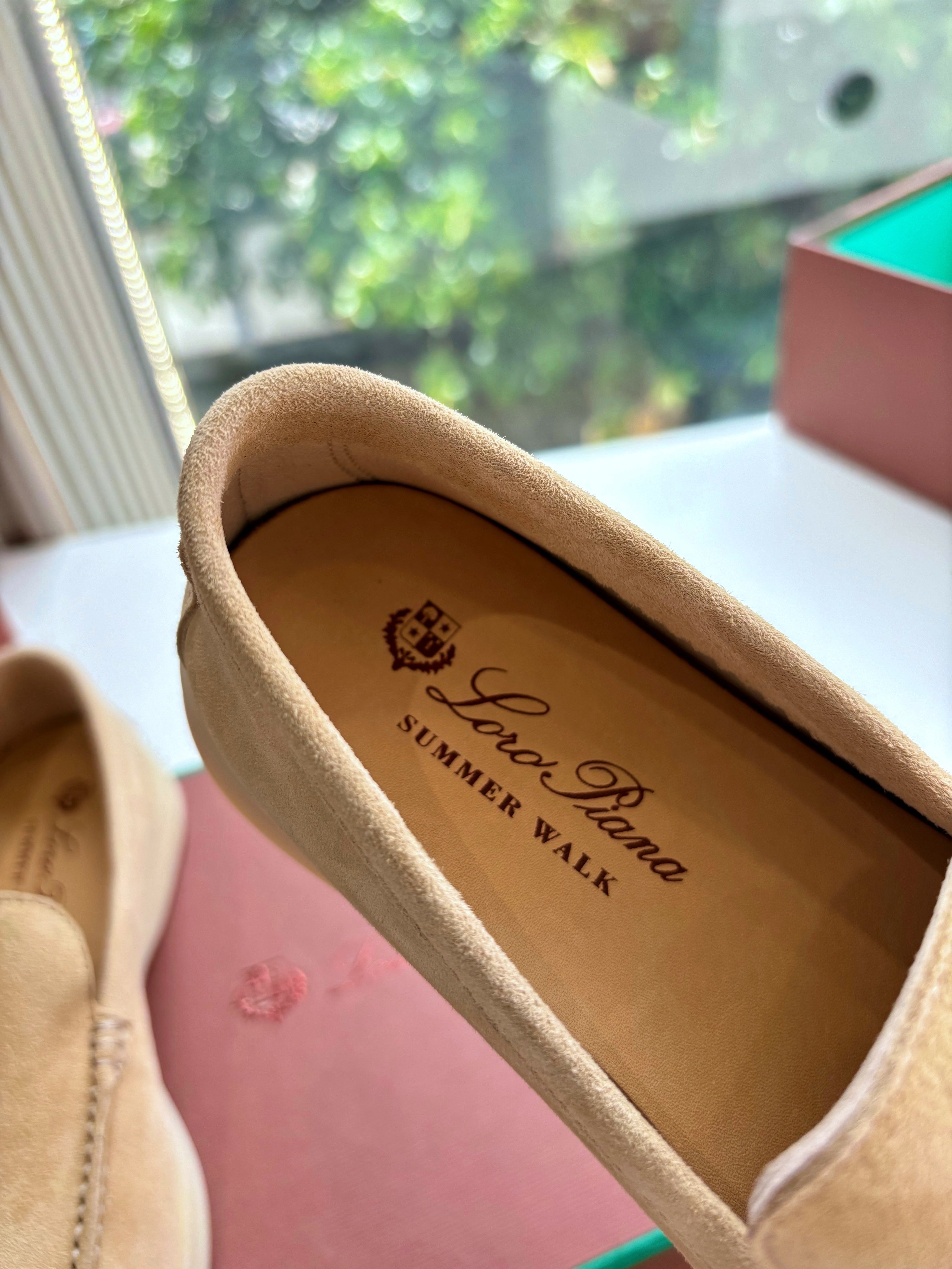LP LOAFERS 25S IN WARM BEIGE CASHMERE