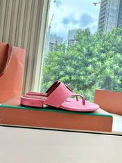 LP THONG SANDALS 25S IN PINK SUEDE