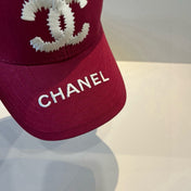 CHANEL 26S BASEBALL CAP EMBROIDERED CC LOGO 337969