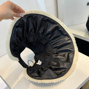 CHANEL 26S WIDE-BRIM OPEN-TOP HAT 337791