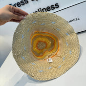 CHANEL 26S CROCHETED STRAW BUCKET HAT 337964