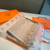 HERMES 25S SCARF 180 IN CASHMERE 989877
