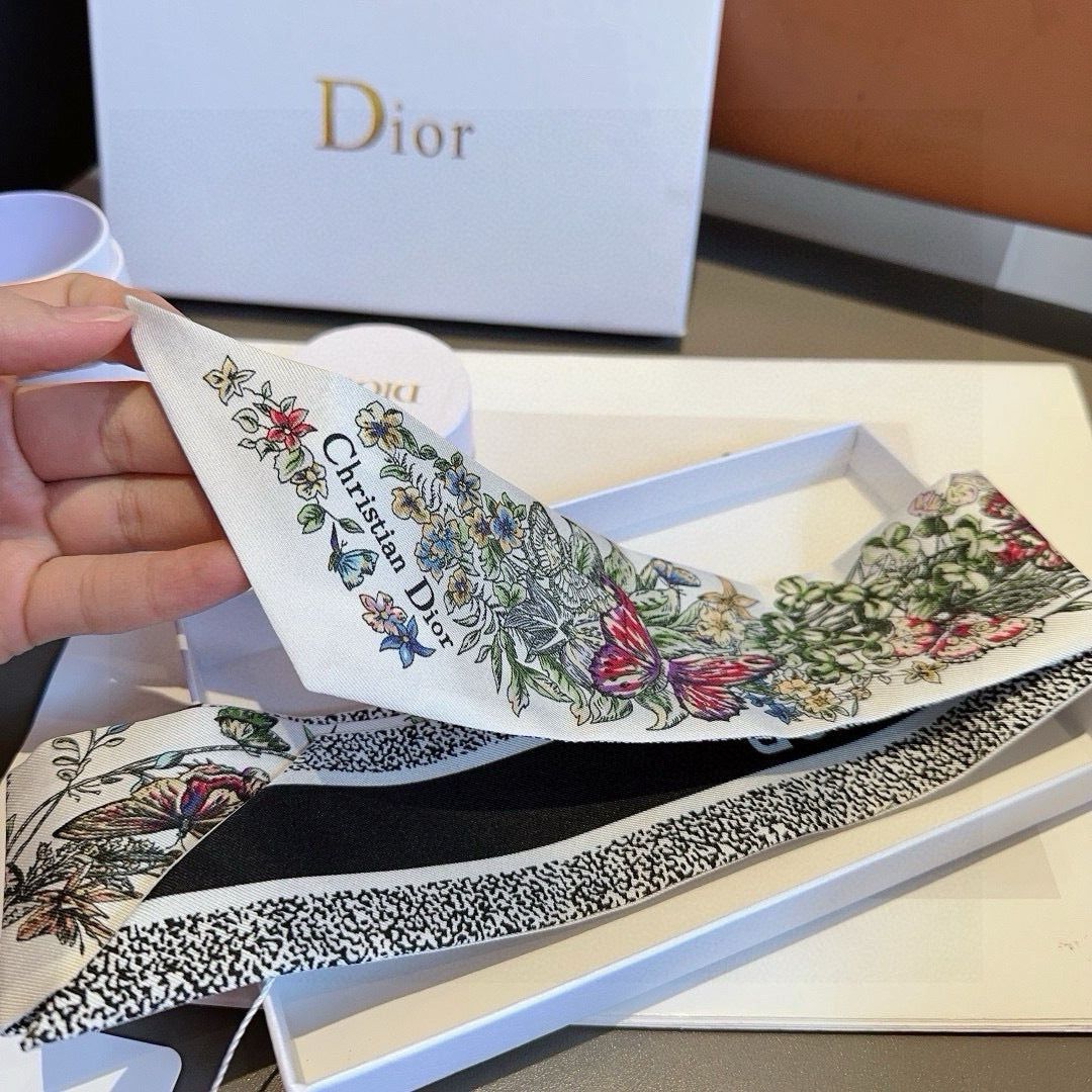 DIOR 26S SCARF 100CM IN SILK 309510