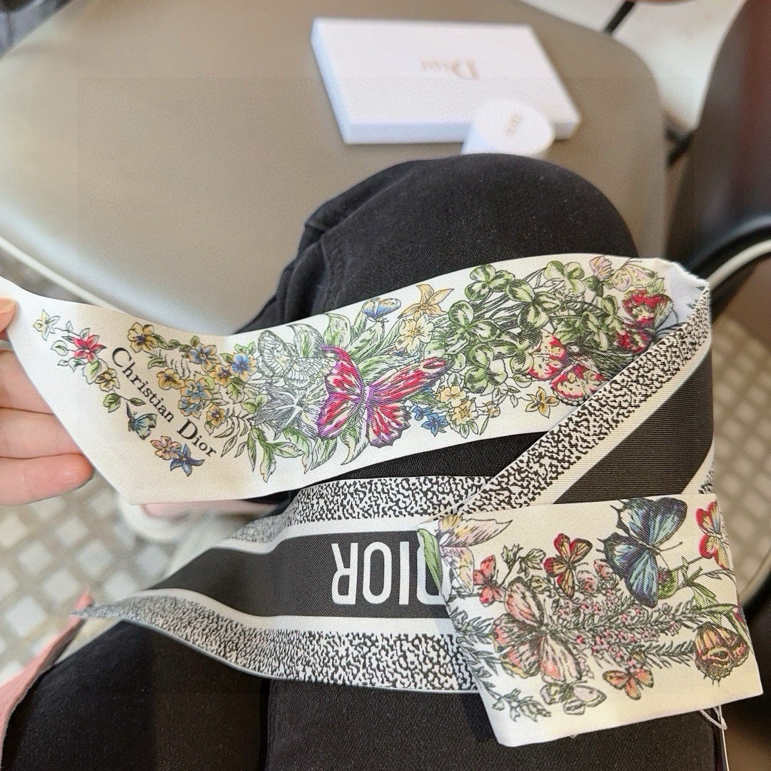 DIOR 26S SCARF 100CM IN SILK 309510