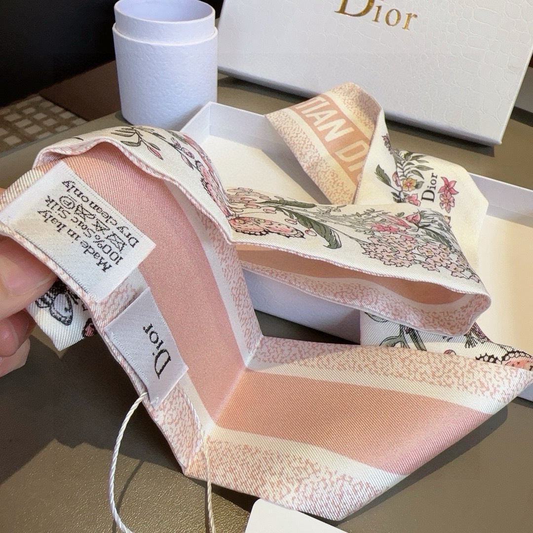 DIOR 26S SCARF 100CM IN SILK 309511