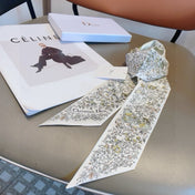 DIOR 26S SCARF 100CM IN SILK 309514