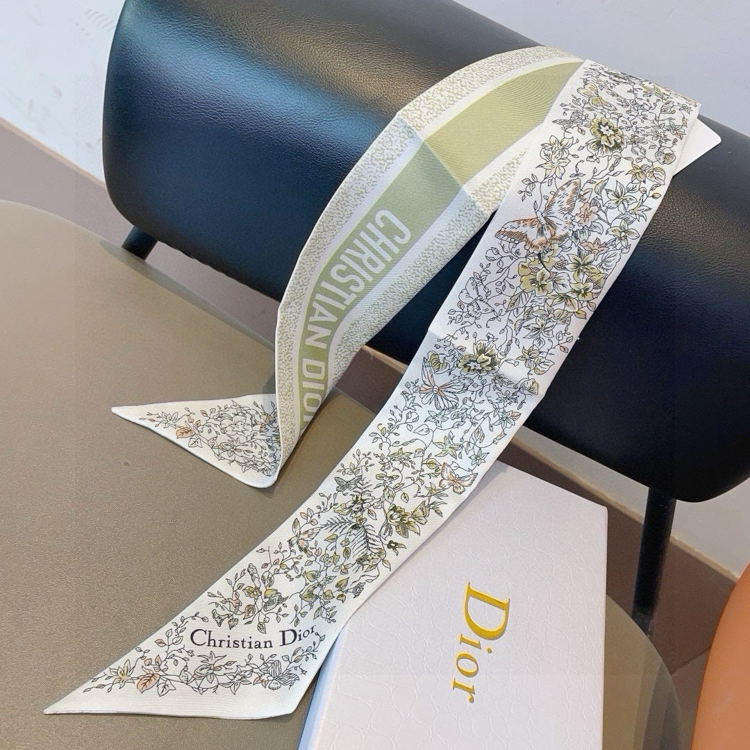 DIOR 26S SCARF 100CM IN SILK 309514