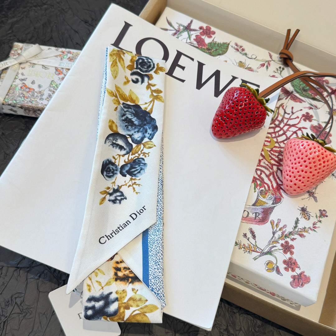 DIOR 26S SCARF 100CM IN SILK 309535