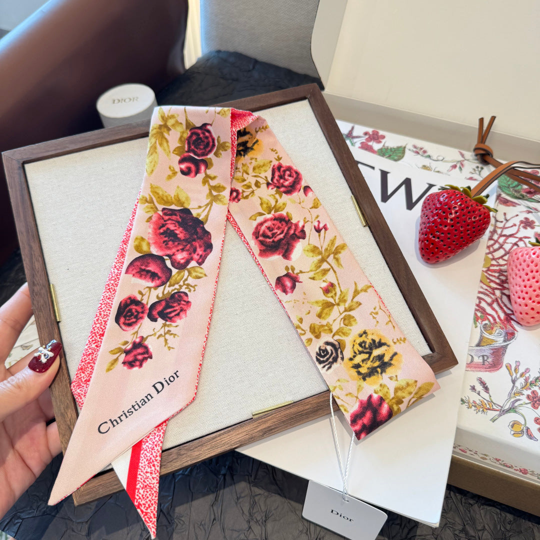 DIOR 26S SCARF 100CM IN SILK 309536