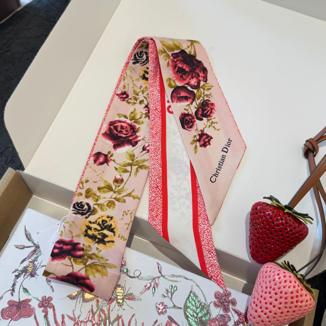 DIOR 26S SCARF 100CM IN SILK 309536