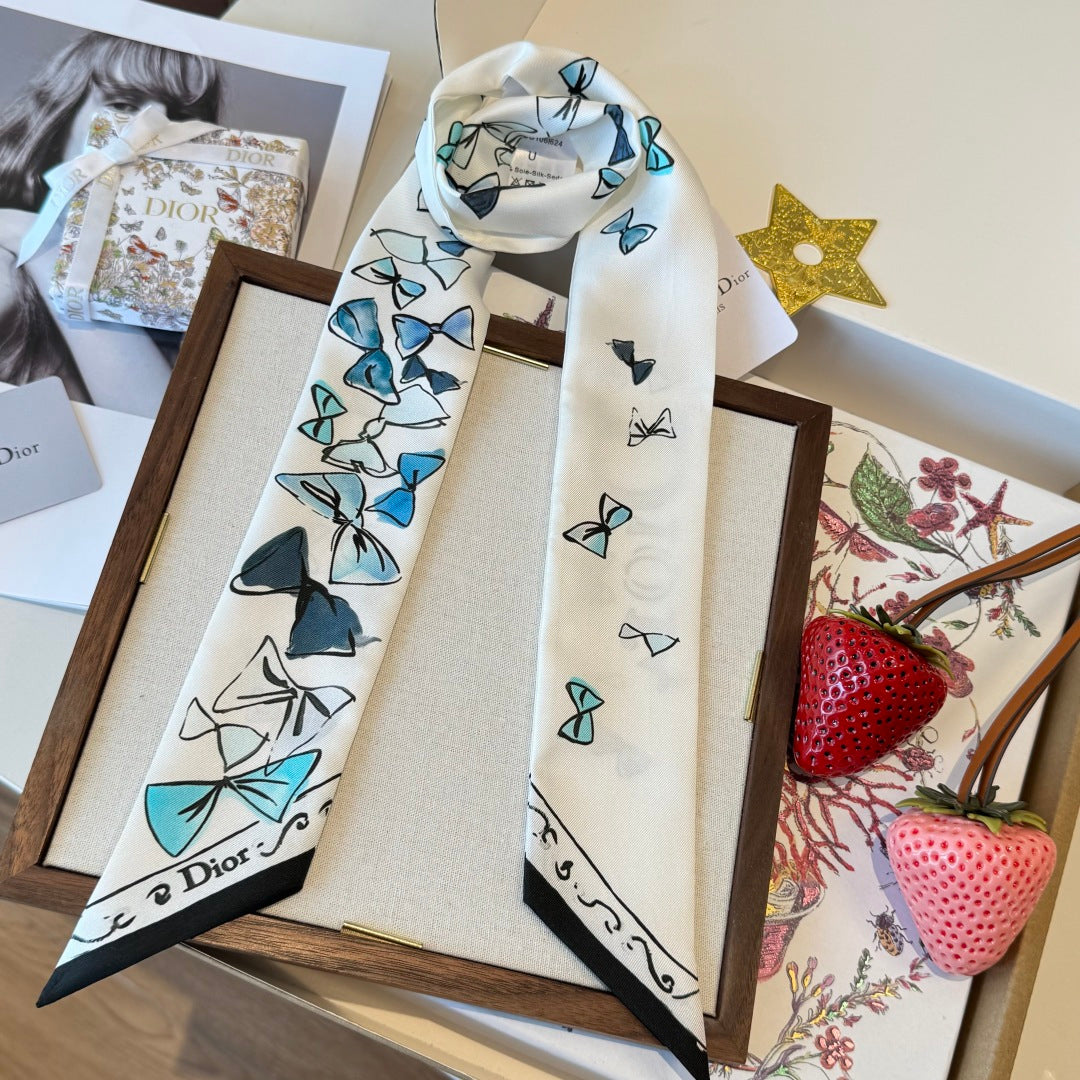 DIOR 26S SCARF 100CM IN SILK 313108