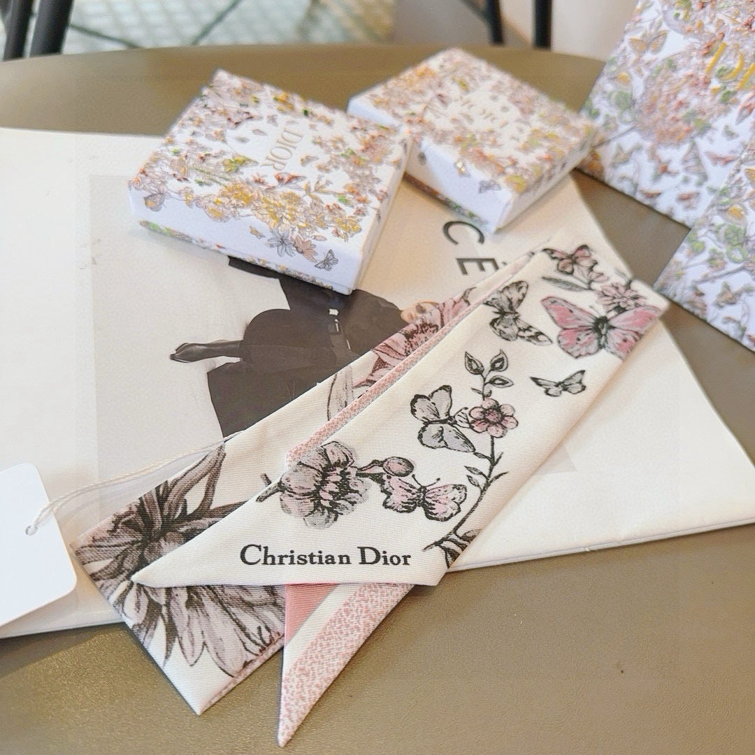 DIOR 26S SCARF 105CM IN SILK 314824