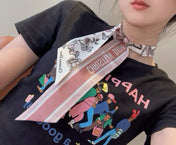 DIOR 26S SCARF 105CM IN SILK 314824