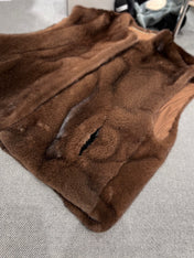 HERMES 25S SLEEVELESS MINK FUR VEST 475