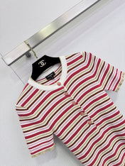 CHANEL 25S STRIPED T-SHIRT 586