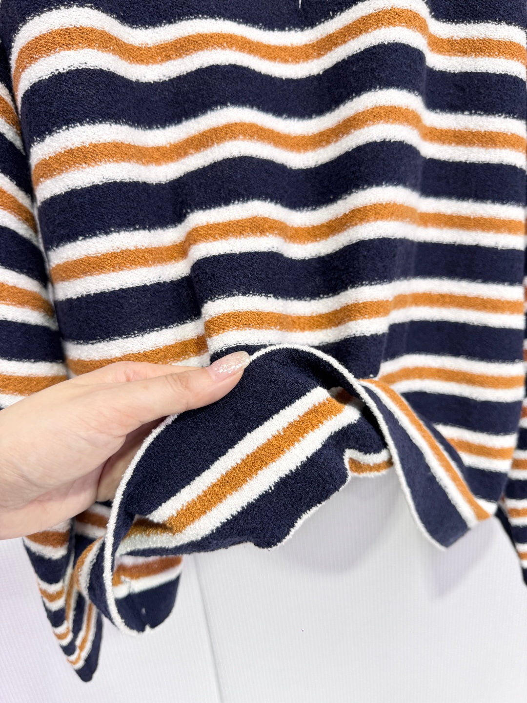 CHANEL 25S KNIT STRIPED POLO 588