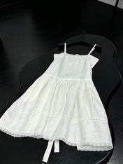 PRADA 26S LINEN SLIP DRESS 1043