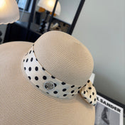 MIUMIU WIDE-BRIM BUCKET HAT WITH BOW STYLE 56