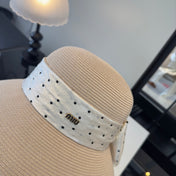 MIUMIU WIDE-BRIM BUCKET HAT WITH BOW STYLE 45