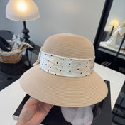 MIUMIU WIDE-BRIM BUCKET HAT WITH BOW STYLE 45