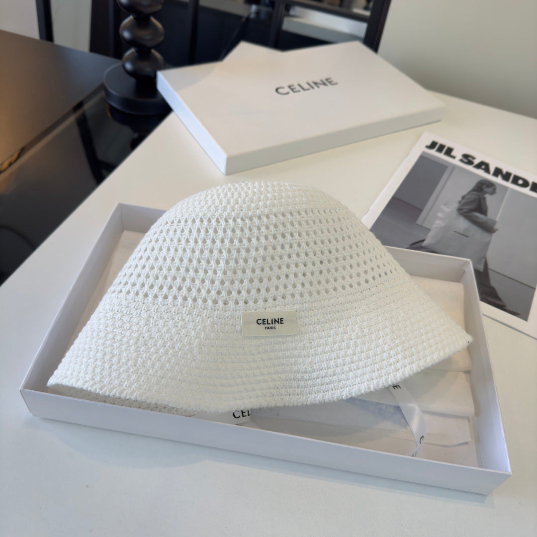 CELINE 26S CROCHET BUCKET HAT STYLE 22