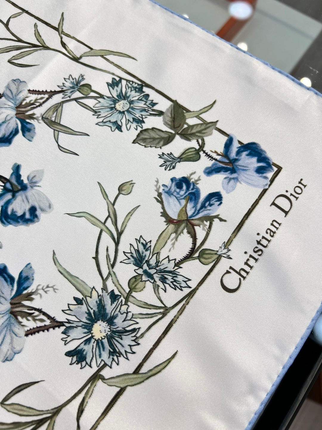 DIOR 26S SCARF 90CM IN SILK 274728