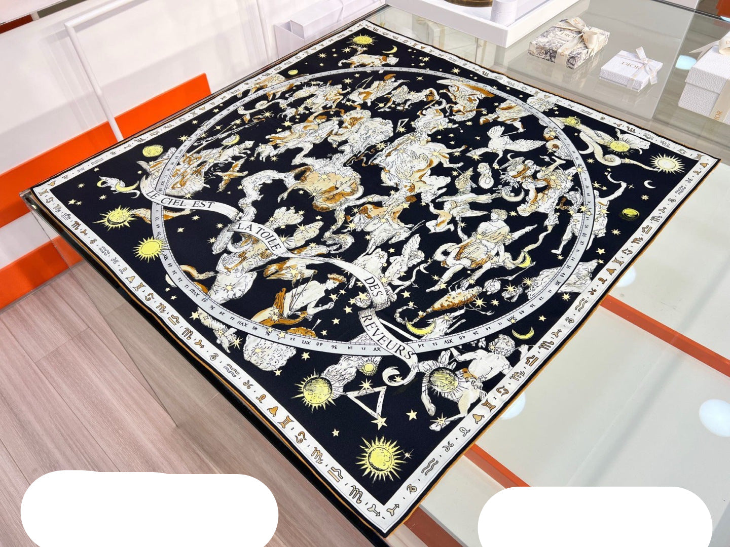 DIOR 26S SCARF 90CM IN SILK 274732
