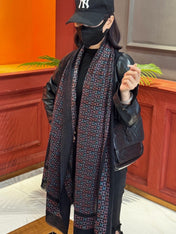 CHANEL 26S SCARF 200 IN CASHMERE AND SILK 306090
