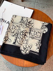 CHANEL 26S SCARF 140 IN CASHMERE AND SILK 309374