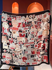 CHANEL 26S SCARF 135 IN CASHMERE AND SILK 309866