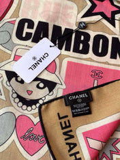 CHANEL 26S SCARF 135 IN CASHMERE AND SILK 309870