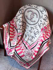 CHANEL 26S SCARF 135 IN CASHMERE AND SILK 309894