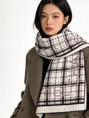 CHANEL 26S SCARF 135 IN CASHMERE AND SILK 309901