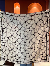 CHANEL 26S SCARF 135 IN CASHMERE AND SILK 309911