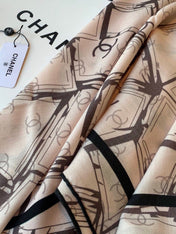CHANEL 26S SCARF 135 IN CASHMERE AND SILK 309913